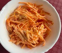 Салат морковь с чесноком