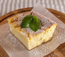 Запеканка творожная с изюмом