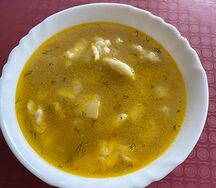Суп с клецками