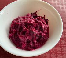 Салат Свекла с чесноком