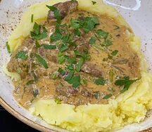 Желудки куриные в соусе