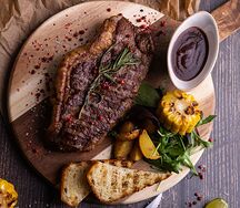 Стейк Стриплойн зернового откорма