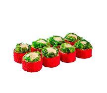 Ролл Япония ред с чукой и лососем