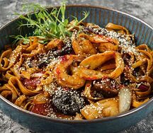 Лапша удон с морепродуктами
