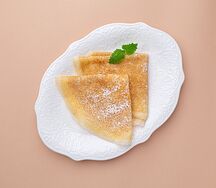 Блинчики со сметаной