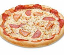 Пицца мясной рай