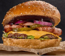 BBQ бургер с говядиной