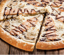 Пицца сливочный лосось