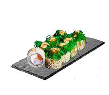 Ролл Big Чука с кунжутом, окунем и лососем