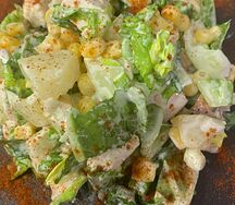 Салат Курица с ананасами