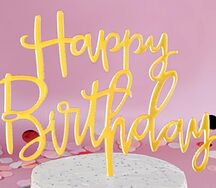 Топпер Happy Birthday
