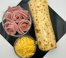 Блинчик с ветчиной и сыром Двойная начинка