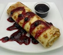 Блинчик с черничным джемом Махеев