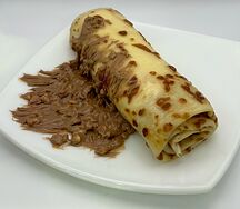 Блинчик с шоколадно-ореховой пастой