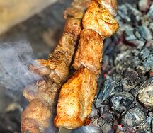 Шашлык из куриного филе