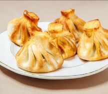 Хинкали из баранины жареные