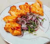 Шашлык из курицы мини