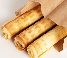 Трубочка вафельная