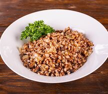 Гречка с грибами