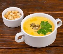 Тыквенный суп со сливками