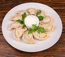 Вареники с картофелем и грибами