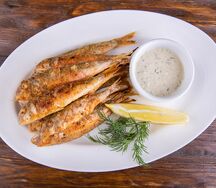 Барабулька жареная