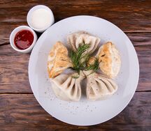 Хинкали с бараниной