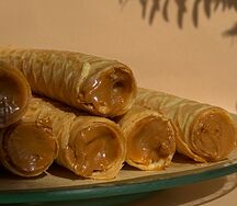 Трубочка со сгущенкой