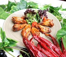 Крылышки в остром соусе баффало