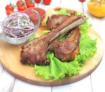 Шашлык из бараньей корейки