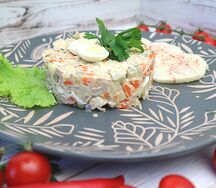 Оливье с бужениной