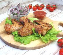 Шашлык из куриных крыльев