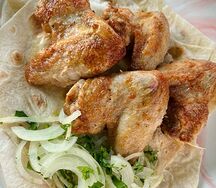 Шашлык из куриных крыльев