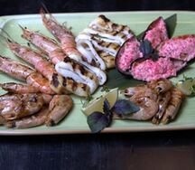 Микс гриль с морепродуктами