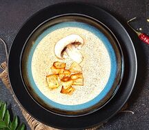 Крем-суп грибной