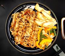 Wok с курицей