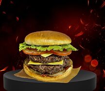 Бургер Биг с говядиной на углях