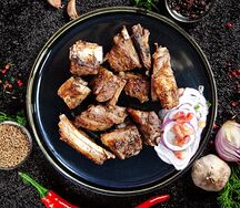 Шашлык из бараньих семечек