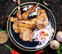 Шашлык из бараньей корейки