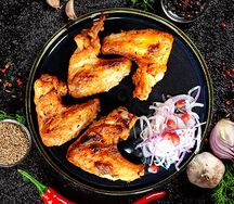 Шашлык из куриных крыльев