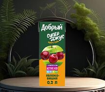Добрый Яблоко и вишня