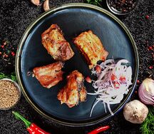 Шашлык из свиных ребер