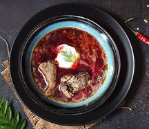 Борщ с говядиной