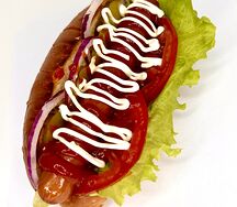 Хот-дог Овощной