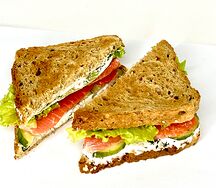 Тост с семгой 