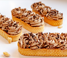 Тарталетка Арахис-карамель