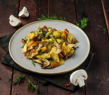 Картошка с грибами