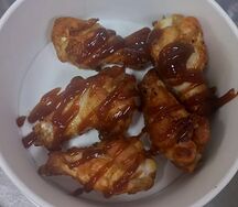 Крылышки куриные барбекю