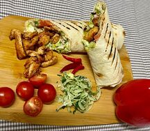 Шаурма из курицы в тонком лаваше Xl
