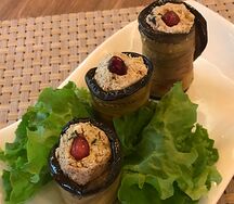 Баклажаны с орехами